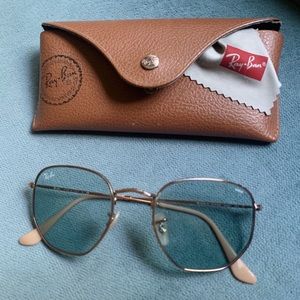 Ray-Ban blue tinted
